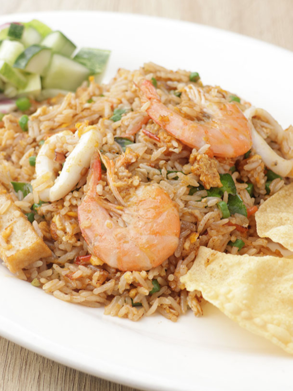 Seafood Fried Rice Delight