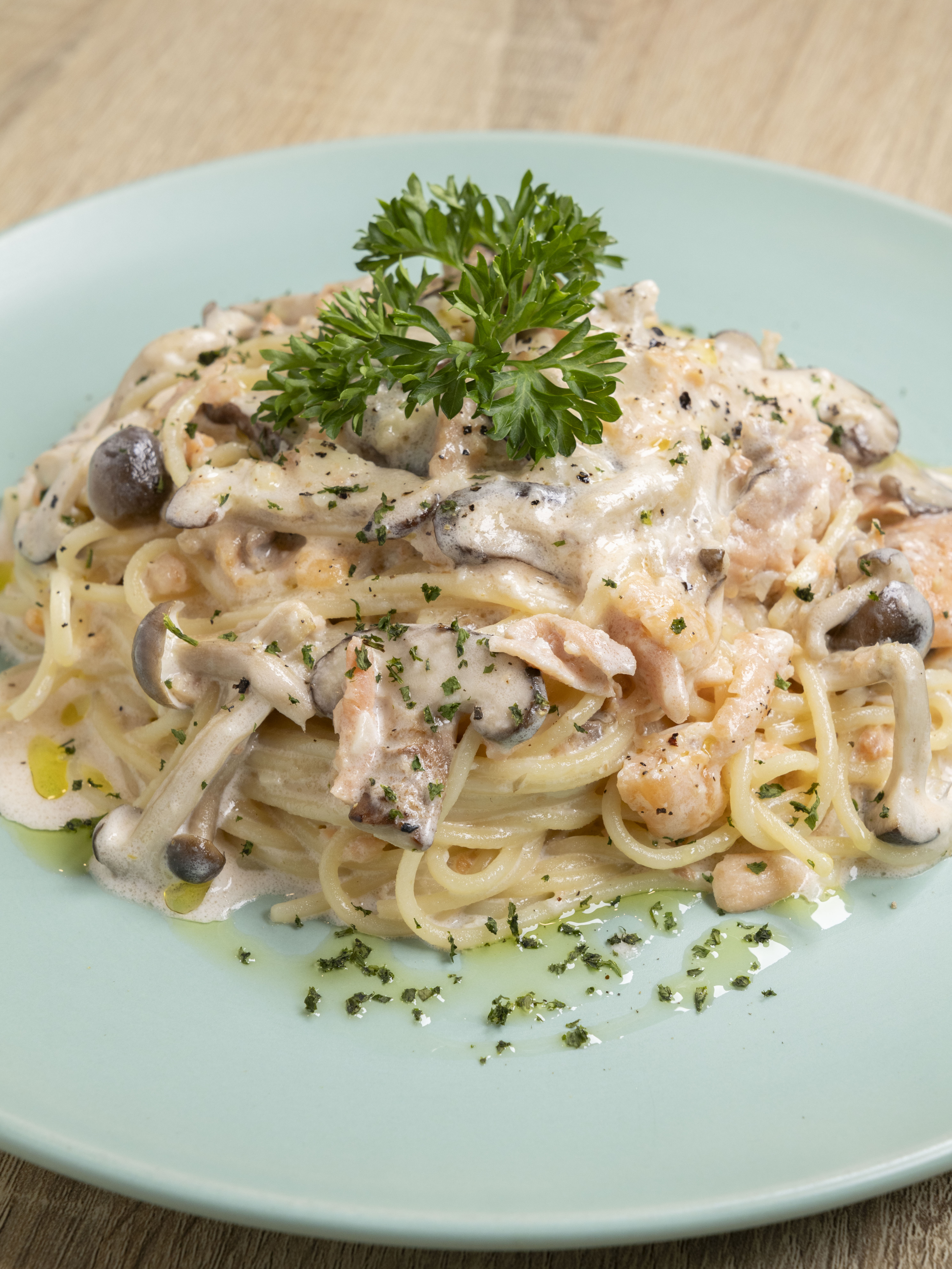 Smoked Salmon Spagetthi
